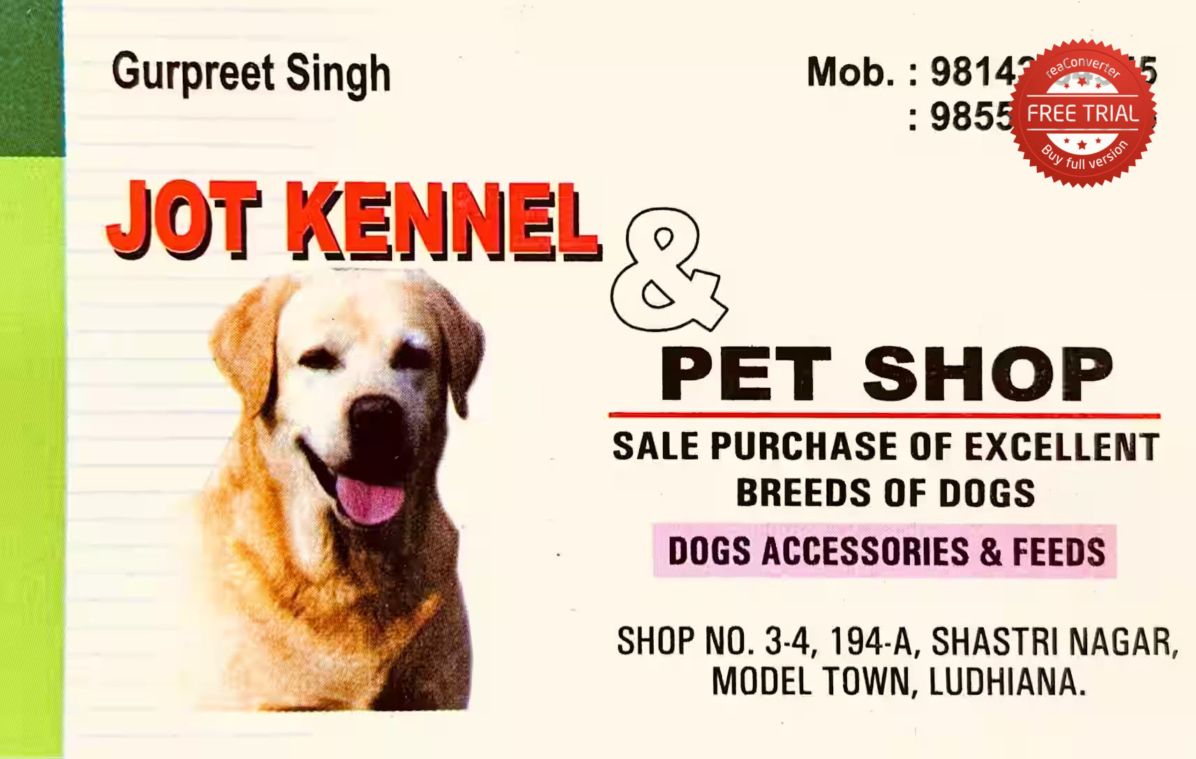 Jot Kennel & Pet Shop