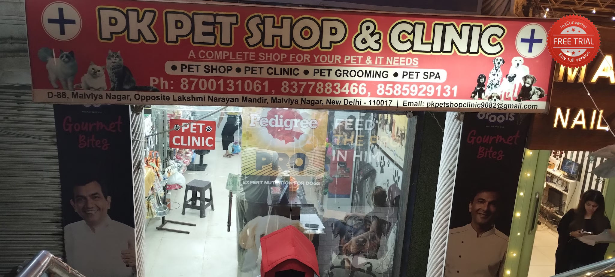 P K Pet Shop & Clinic, W-12k/506, Sainik Farms, Delhi